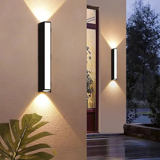 Elegante lineare Wandleuchte mit IP65 Schutz für stilvolle Außenbeleuchtung 1