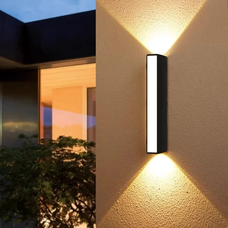 Elegante lineare Wandleuchte mit IP65 Schutz für stilvolle Außenbeleuchtung 7