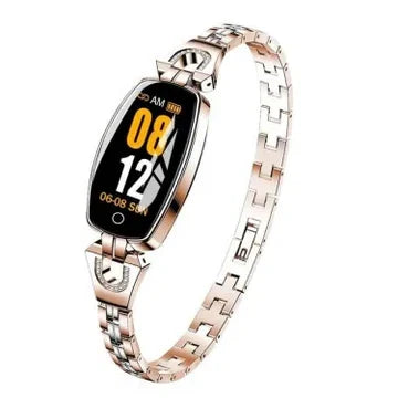 Elegantes Fitnessarmband | Wasserdichtes Fitnessarmband mit Herzfrequenz- und Blutdruckmonitor | Stylisches Zubehör für Gesundheitsüberwachung 1