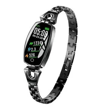 Elegantes Fitnessarmband | Wasserdichtes Fitnessarmband mit Herzfrequenz- und Blutdruckmonitor | Stylisches Zubehör für Gesundheitsüberwachung 2