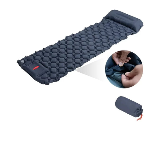 Ergonomische Camping-Isomatte | Selbstaufblasend mit Integriertem Kissen | Leichtes Design für Optimalen Schlafkomfort 0