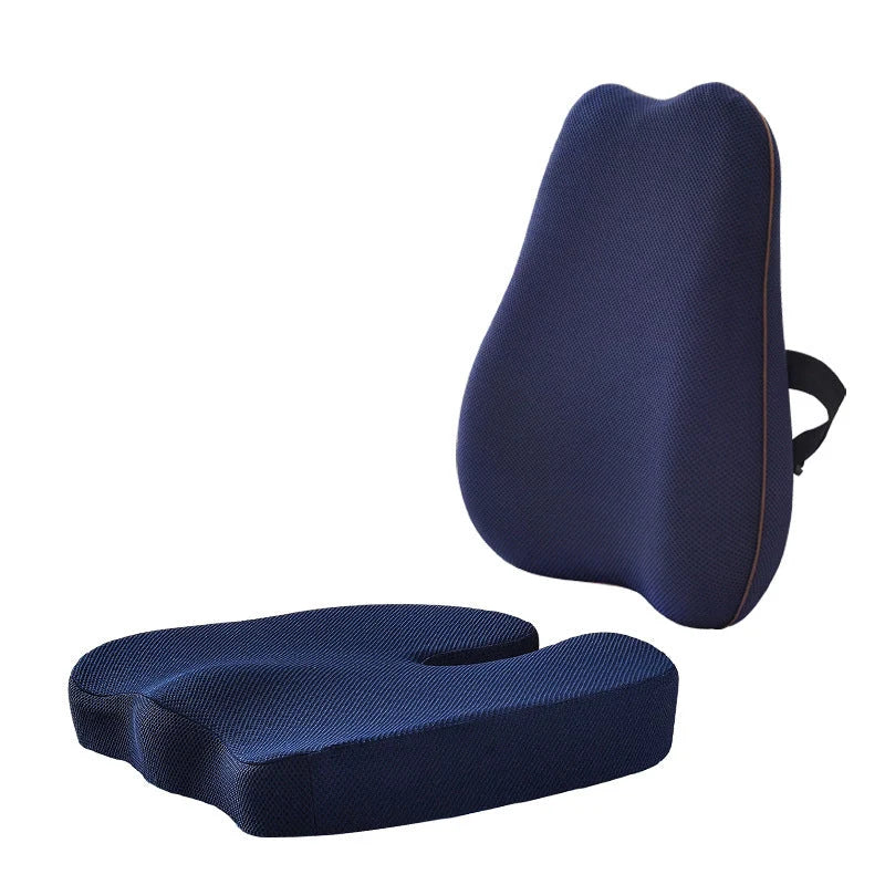 Ergonomisches Lenden- und Sitzkissen-Set mit Memory-Schaum für Rückenstütze 1