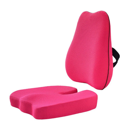 Ergonomisches Lenden- und Sitzkissen-Set mit Memory-Schaum für Rückenstütze 2