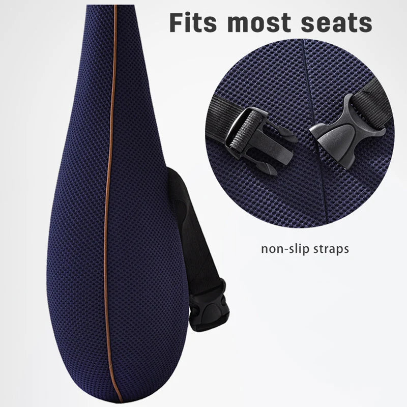 Ergonomisches Lenden- und Sitzkissen-Set mit Memory-Schaum für Rückenstütze 4