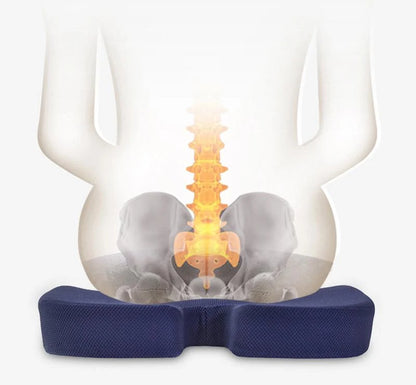 Ergonomisches Lenden- und Sitzkissen-Set mit Memory-Schaum für Rückenstütze 5