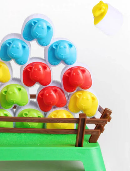 Familien-Spielabend | Verrücktes Schaf-Katapultspiel mit Spannendem Wettkampf | Spaß für Alle 5