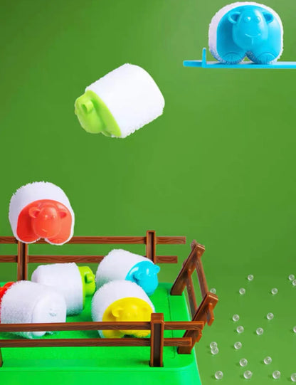 Familien-Spielabend | Verrücktes Schaf-Katapultspiel mit Spannendem Wettkampf | Spaß für Alle 7