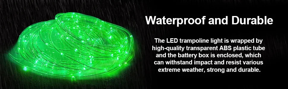 Farbwechselnde LED-Beleuchtung für Trampolin mit Fernbedienung | Sicheres Spielen bei Nacht 8