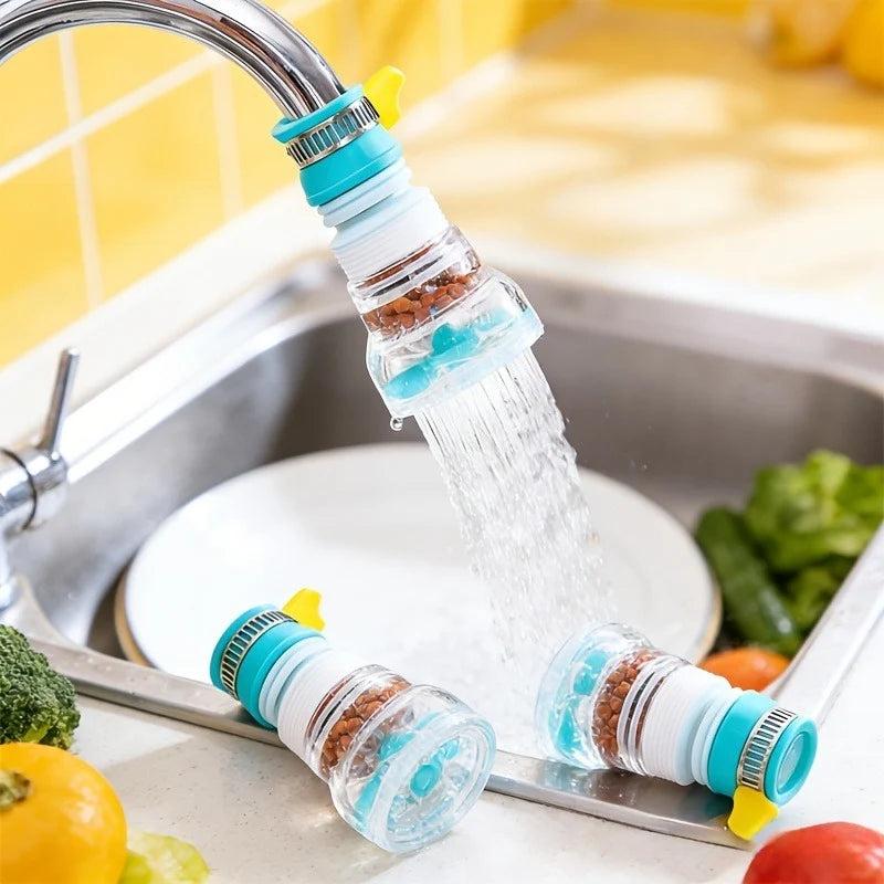 FlexiFlow | 360° Drehbare Wasserhahnverlängerung mit Flexibler Ausziehfunktion | Präzise Wasserverteilung für Effizientes Spülen 4