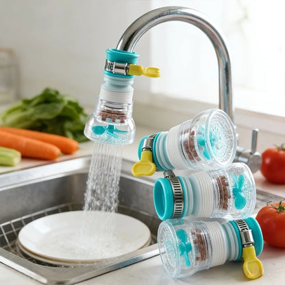 FlexiFlow | 360° Drehbare Wasserhahnverlängerung mit Flexibler Ausziehfunktion | Präzise Wasserverteilung für Effizientes Spülen 5