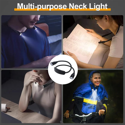 FlexiLight | Nackenleselampe mit 3 Farbmodi & Dimmfunktion | Perfekte Beleuchtung für Freihändiges Lesen 6