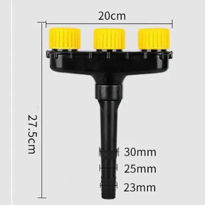Garten Sprühdüse | Einstellbare Bewässerung mit Mehreren Sprühköpfen | Effiziente Gartenpflege für Rasen und Blumenbeete 5