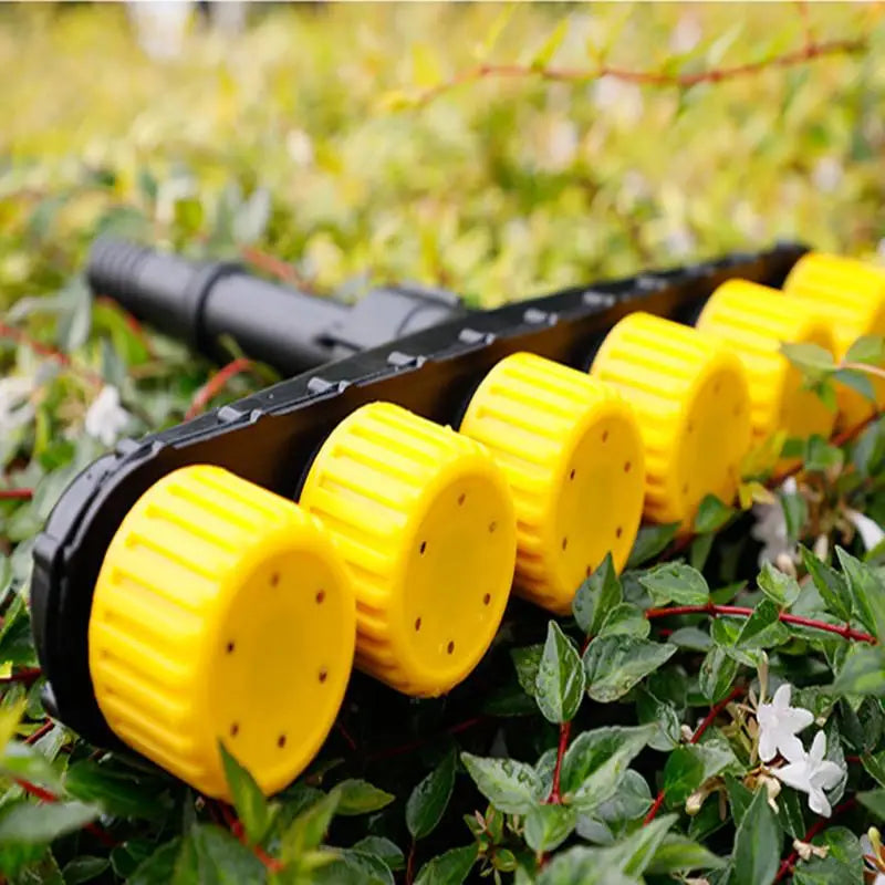 Garten Sprühdüse | Einstellbare Bewässerung mit Mehreren Sprühköpfen | Effiziente Gartenpflege für Rasen und Blumenbeete 6