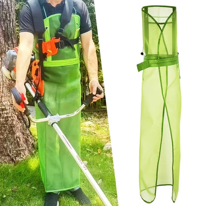 Gartenprofi | Netz-Mähschürze mit Atmungsaktivem Design | Optimaler Schutz für Saubere Gartenarbeit 6