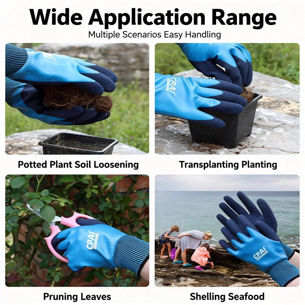 Gartenprofi | Stichsichere Handschuhe mit Wasserfester Beschichtung | Optimaler Schutz für Gartenarbeiten 5