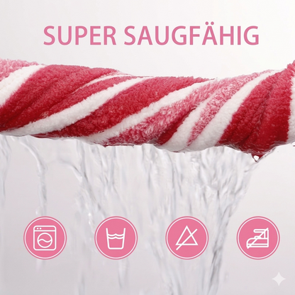 8-piece towel set made of microfiber & cotton - absorbent bath towels, hand towels & face towels