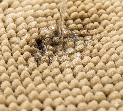 Bath Mat Non-Slip - Soft, absorbent bathroom mat with quick-drying plush