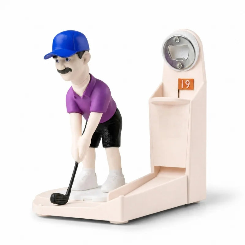 Golf-Putter-Flaschenöffner | Verspielter Golfer mit Metallöffner für Spaß beim Öffnen 2