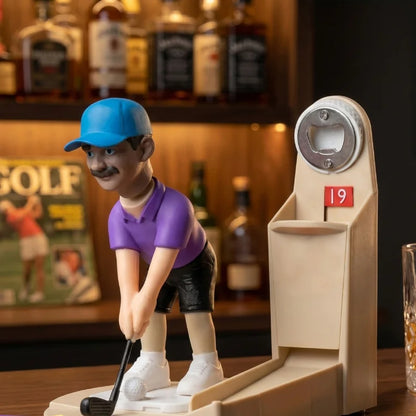 Golf-Putter-Flaschenöffner | Verspielter Golfer mit Metallöffner für Spaß beim Öffnen 6