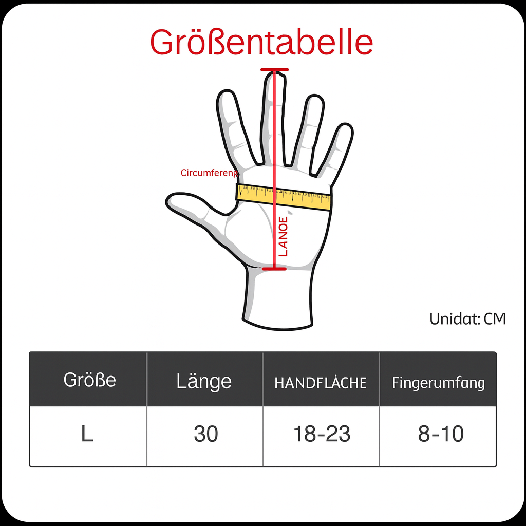 größentabelle für herren handschuhe Beheizbare Winter Handschuhe, Wasserdicht mit Touchscreen – Wiederaufl – Sharpella.ch