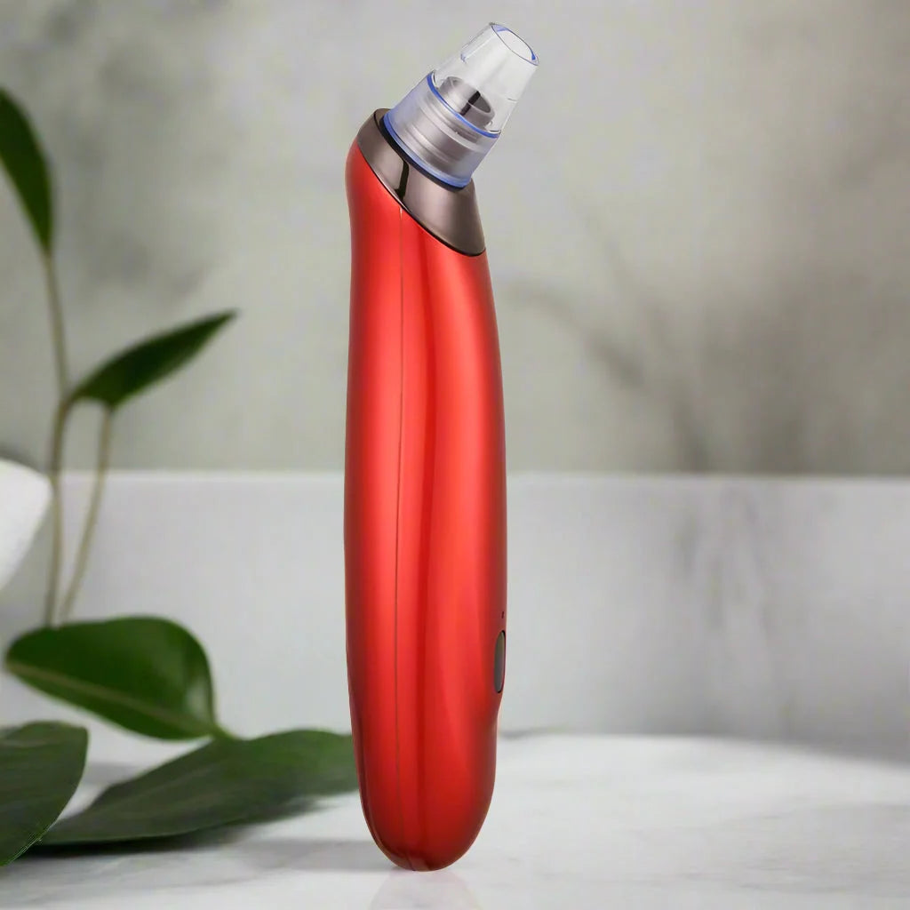 Hautpflegegerät | Elektrischer Mitesserentferner mit 3 Saugstufen | Tragbares Beauty-Tool für reine, strahlende Haut 0