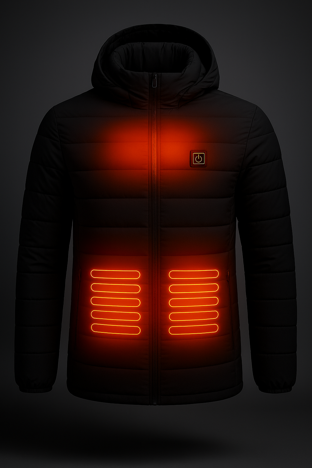 Beheizbare Pufferjacke mit 3 Heizzonen – USB Wärmejacke für Damen & Herren