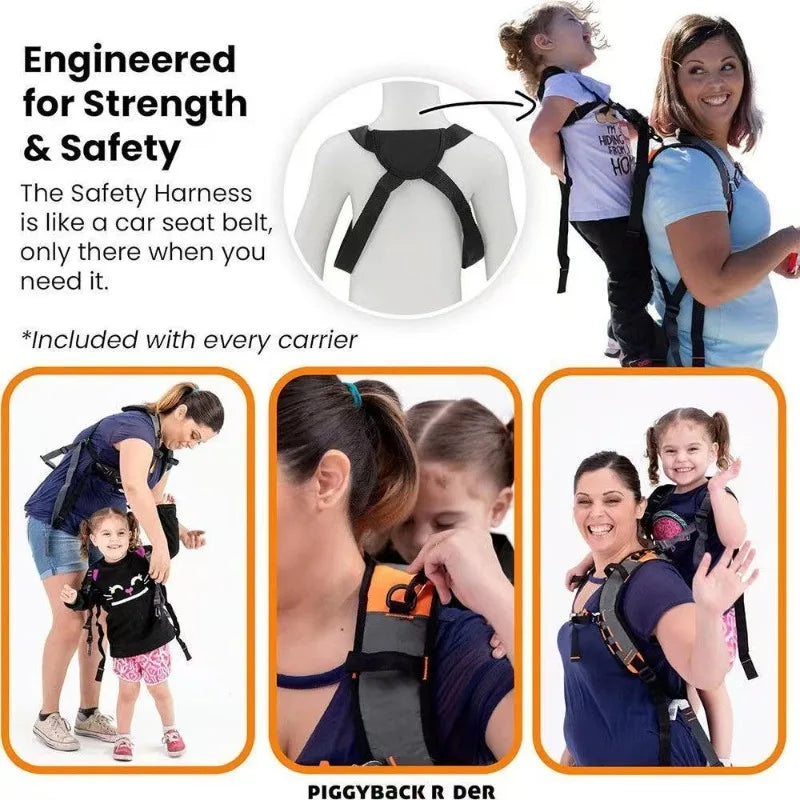 Huckepack-Tragegeschirr | Ergonomisches Rückentragesystem mit Stabilität | Ideal für Wandern und Reisen 5