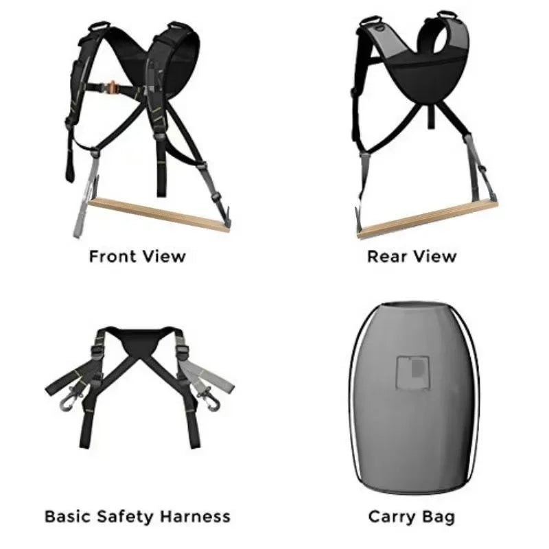 Huckepack-Tragegeschirr | Ergonomisches Rückentragesystem mit Stabilität | Ideal für Wandern und Reisen 6