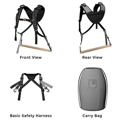 Huckepack-Tragegeschirr | Ergonomisches Rückentragesystem mit Stabilität | Ideal für Wandern und Reisen 6