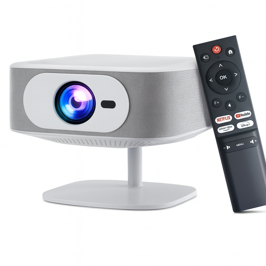 VisionGo Smart Beamer – Android 13, 1080P, WiFi 6, BT 5.2, 12000 Lumen