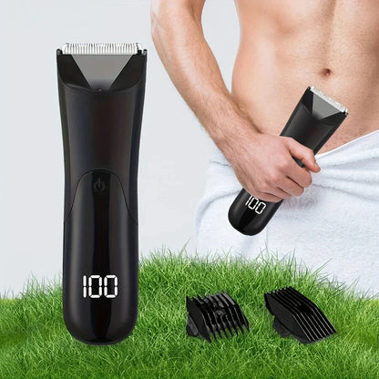 Intimtrimmer für Männer | Kabelloser Rasierer mit Keramikklinge | Präzise Pflege für Komfort und Sauberkeit 4