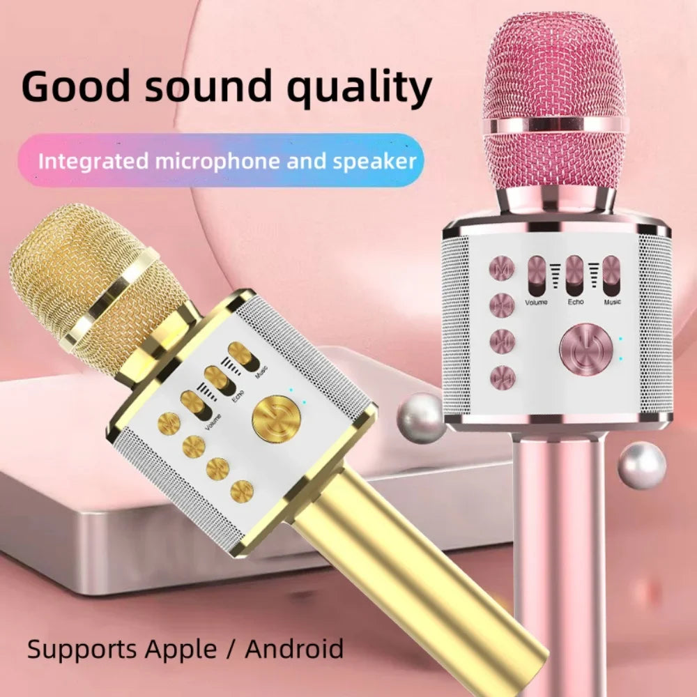 Karaoke-Mikrofon | Tragbares Gerät mit Bluetooth und Lautsprecher | Perfekt für Partys und Familienabende 3
