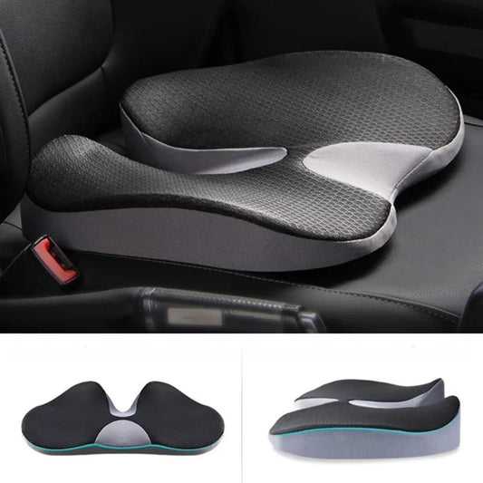 Komfort Sitzkissen | Ergonomisches Autositzkissen mit Rutschfester Unterseite | Schmerzlinderung und Unterstützung für Optimale Körperhaltung 0