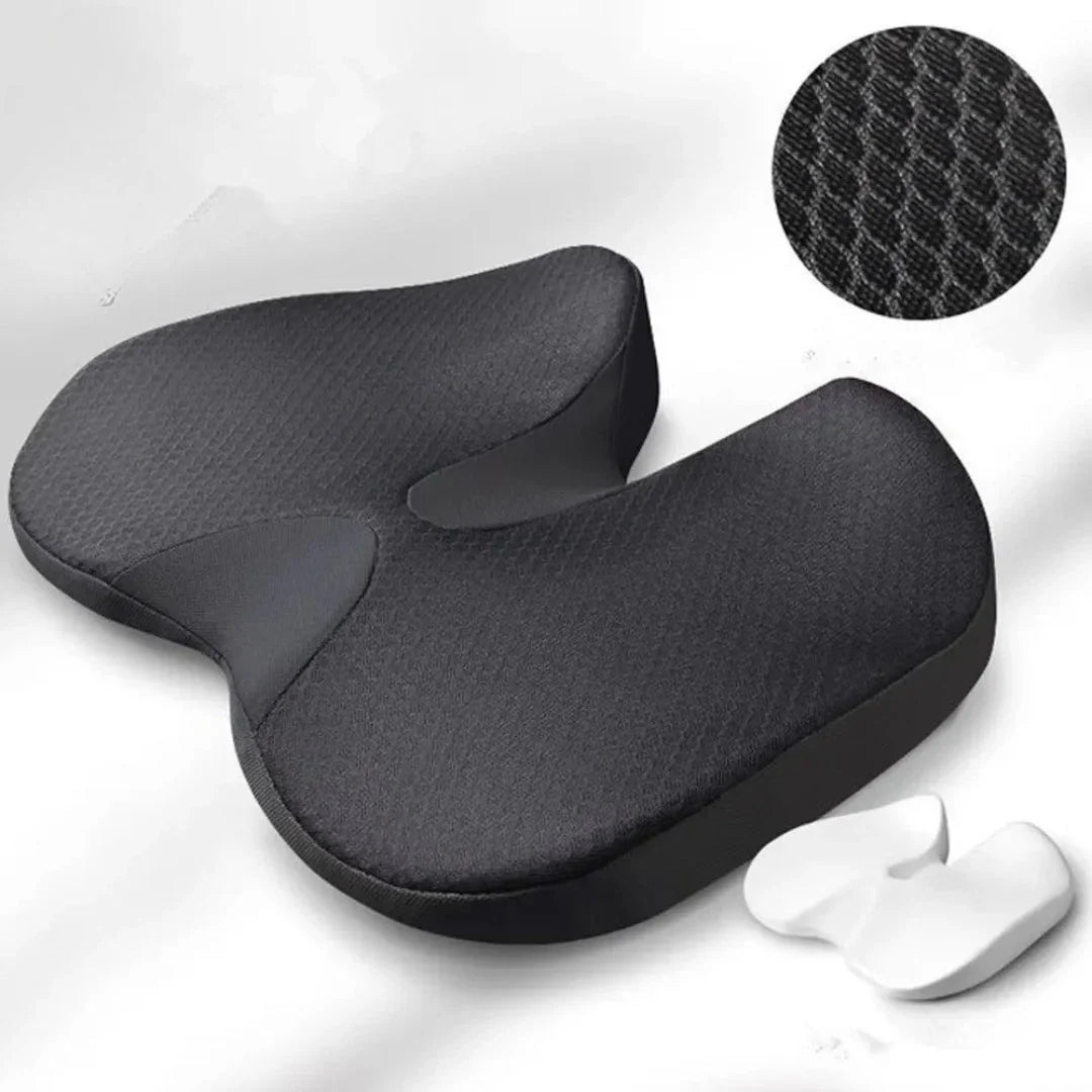 Komfort Sitzkissen | Ergonomisches Autositzkissen mit Rutschfester Unterseite | Schmerzlinderung und Unterstützung für Optimale Körperhaltung 5