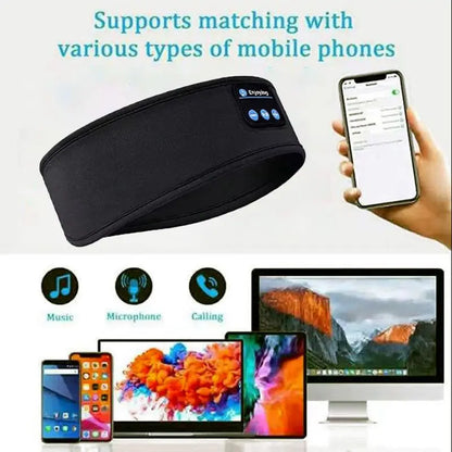 Komfortables Bluetooth-Schlafstirnband mit Integrierten Lautsprechern für Entspanntes Hören 1