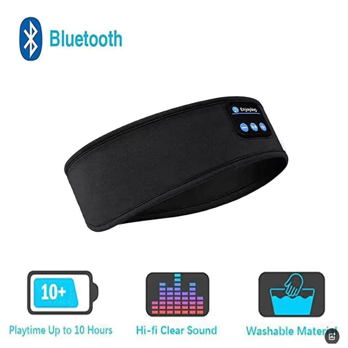 Komfortables Bluetooth-Schlafstirnband mit Integrierten Lautsprechern für Entspanntes Hören 6