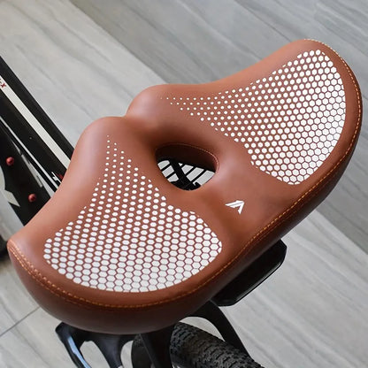 Komfortsattel | Breiter Fahrradsattel mit hochelastischer Polsterung | Ergonomisches Design für maximalen Fahrkomfort 2
