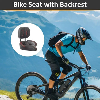 Komfortsattel | Fahrradsitz mit Rückenlehne für entspanntes Fahren | Ideal für Cruiser und E-Bikes 1