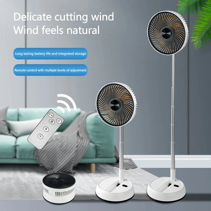Kompakter Oszillierender Ventilator mit Fernbedienung für Flexible Kühlung 1