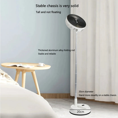 Kompakter Oszillierender Ventilator mit Fernbedienung für Flexible Kühlung 2