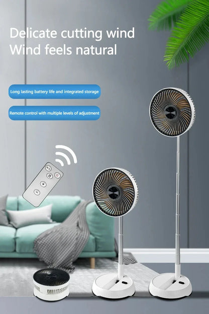 Kompakter Oszillierender Ventilator mit Fernbedienung für Flexible Kühlung 7