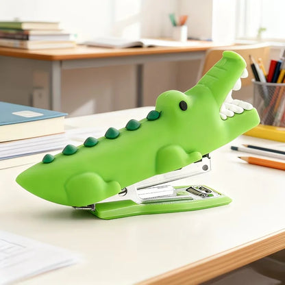 Krokodil Minihefter | Niedlicher Hefter mit Kompaktem Design für Büro und Schule 6
