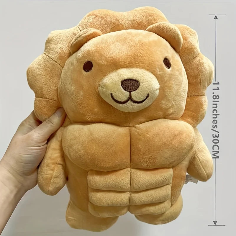 Kuschelfreund | Plüschmuskeltier mit Lustigem Design | Perfekter Begleiter für Kinder und Deko 1