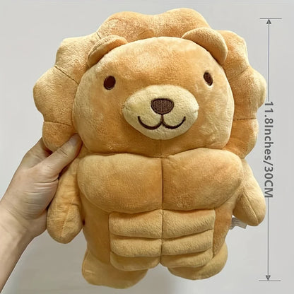 Kuschelfreund | Plüschmuskeltier mit Lustigem Design | Perfekter Begleiter für Kinder und Deko 1