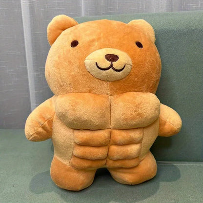 Kuschelfreund | Plüschmuskeltier mit Lustigem Design | Perfekter Begleiter für Kinder und Deko 2