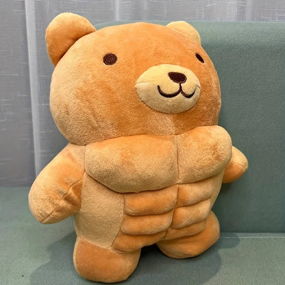 Kuschelfreund | Plüschmuskeltier mit Lustigem Design | Perfekter Begleiter für Kinder und Deko 4