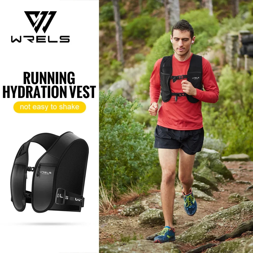 Lauf-Trinkweste | Ergonomische Laufweste mit Schnellzugriff-Trinksystem | Ideal für Marathonläufer und Outdoor-Sportler 4