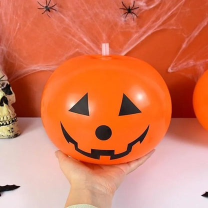Leuchtende Halloween-Ballons | 25 cm Kürbis-Ballons mit integriertem Licht | Perfekte Dekoration für Halloween-Partys 1