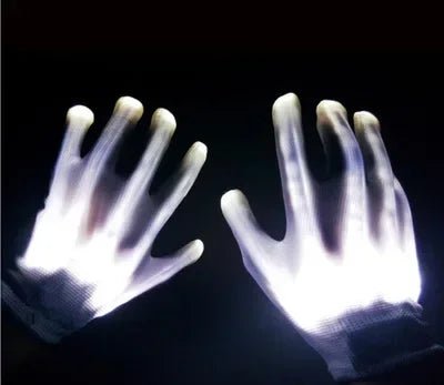 Leuchtende LED-Skelett-Handschuhe mit Anpassbarem Lichteffekt für Gruselige Partylooks 8