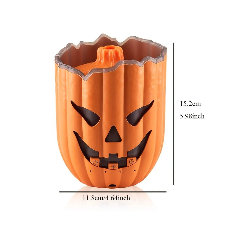 Leuchtender Kürbis-Luftbefeuchter mit Quallen-Nebel | Halloween-Dekoration für Gemütlichkeit 5